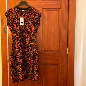Missoni pink leopard dress EU size 40. New with tags.